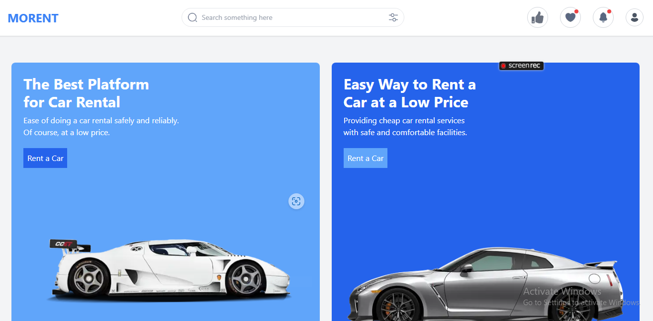 Car Rent Website